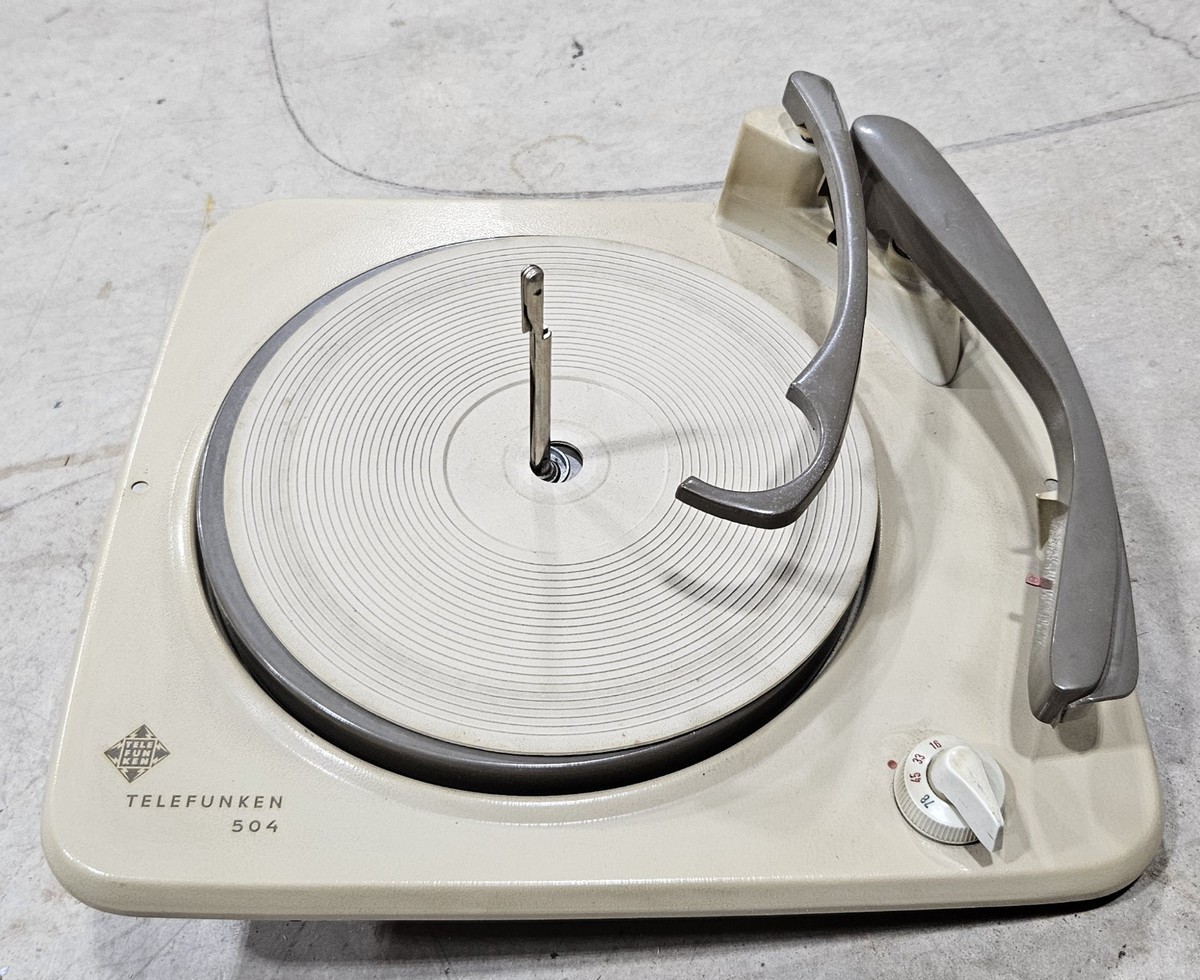 Vintage Telefunken 504 Turntable Record Player Changer | eBay