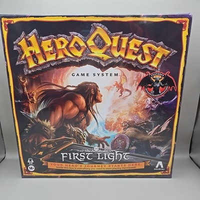 NEW HeroQuest Game System 'First Light' Starter Set Includes Dragon Miniature