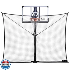 Franklin Sports Defender Net Pro – 10ft. x 8ft. Rebounder – Easil