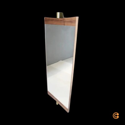Gubi Wandspiegel Spiegel Vanity Spiegelglas 74x28cm Walnuss SIEHE TEXT/FOTO