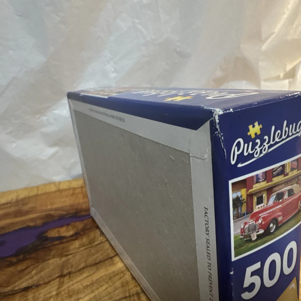 500 Piece Puzzle Bug- 1941 Red Chevy Convertible - New - Image 3 of 4