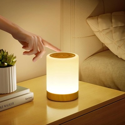 Bedside Lamp Touch Dimmable, 5 Modes 256 RGB Colour Changing & Warm White LED