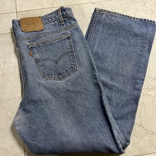 vtg Levis 517 Jeans made in usa orange tab nice patina some stains