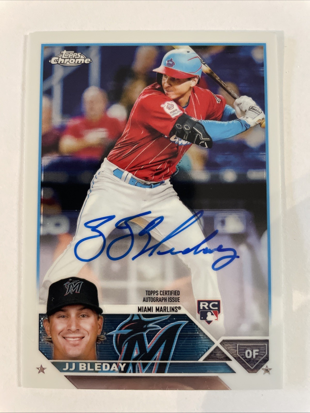 2023 Topps Chrome - Rookie Autographs JJ Bleday #RA-JJB (AU, RC)