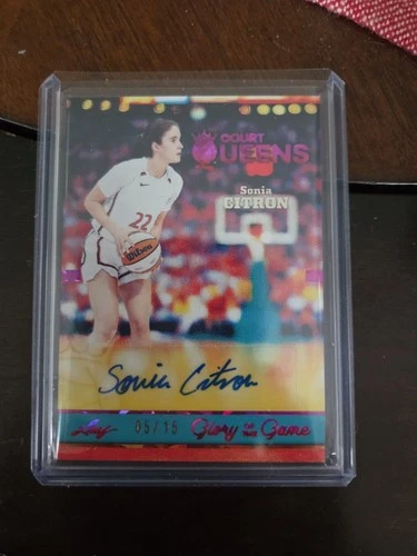 2025 Leaf Glory Of The Game Sonia Citron Auto 5 Of 15 Court Queens