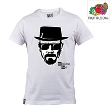 T-SHIRT BREAKING BAD WALTER WHITE TSHIRT FRUIT OF THE LOOM HEISENBERG