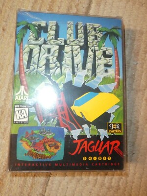 Atari Jaguar Club Drive Videospiel Originalverpackt Komplett Top Zustand