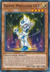Silent Magician LV4 - YGLD-ENC05 - Common - Unlimited Edition x3 - Near Mint