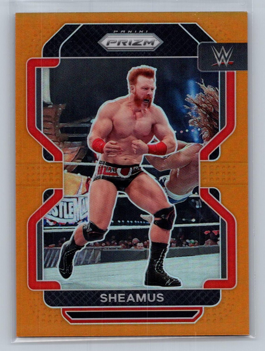 スポーツ選手 wwe prism 1 2022 Panini Prizm WWE #129 Sheamus Orange #/99 | eBay