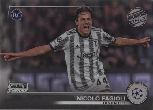 2022-23 Topps Stadium Club Chrome UEFA Club Competitions Nicolo Fagioli #65