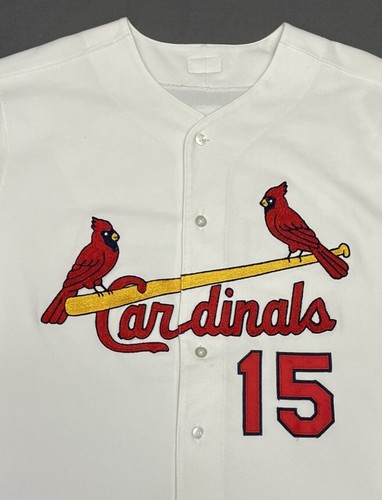 2005 Jim Edmonds #15 St. Louis Cardinals Authentic Jersey by Majestic - Men's 48 - Picture 5 of 7