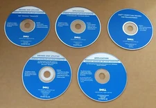 DELL Reinstall 5 CD's 2002-2003: Resource, Roxio, Tools, Data/Fax, Color Monitor
