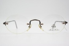 Vintage Glasses Brooks Brothers BB 108 Bronze Rimless Eyeglass Frame