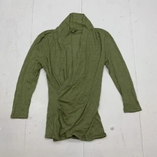 Michael Stars Womens Long sleeve green blouse one size