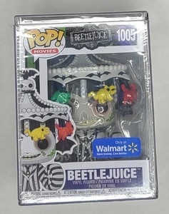 Funko Pop Beetlejuice #1005 Walmart Exclusive & Pop Protector! Combo lot | eBay