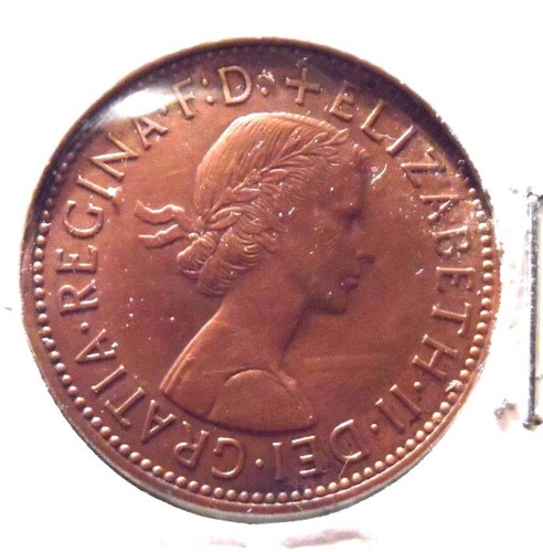 CIRCULATED 1963 1/2 PENNY UK COIN!!! (#41615) - 第 1/3 張圖片