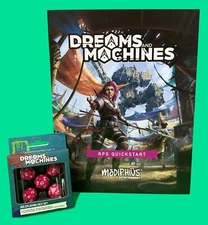Dreams and Machines RPG Bundle - Dice Set and Quickstart Guide