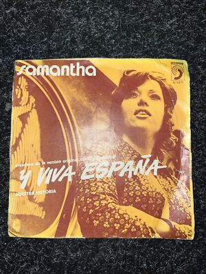 Samantha - Y Viva España 7  Vinyl Record From Spain