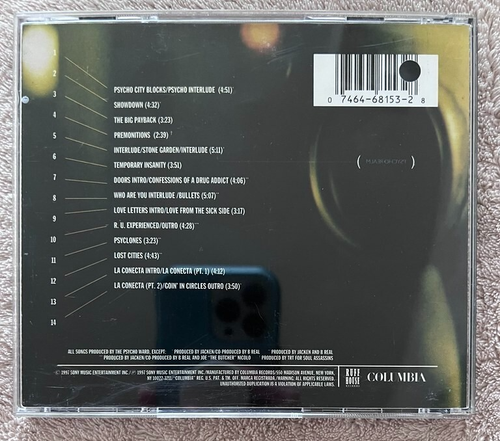 The Psycho Realm CD 1997 Columbia Records - Picture 2 of 2