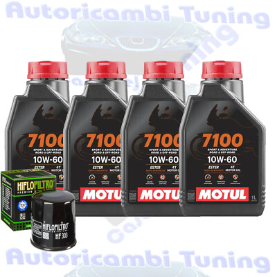 Inspektionskit Öl Motul 7100 10W60 für Kawasaki VN900 Classic Special ��2011>2014