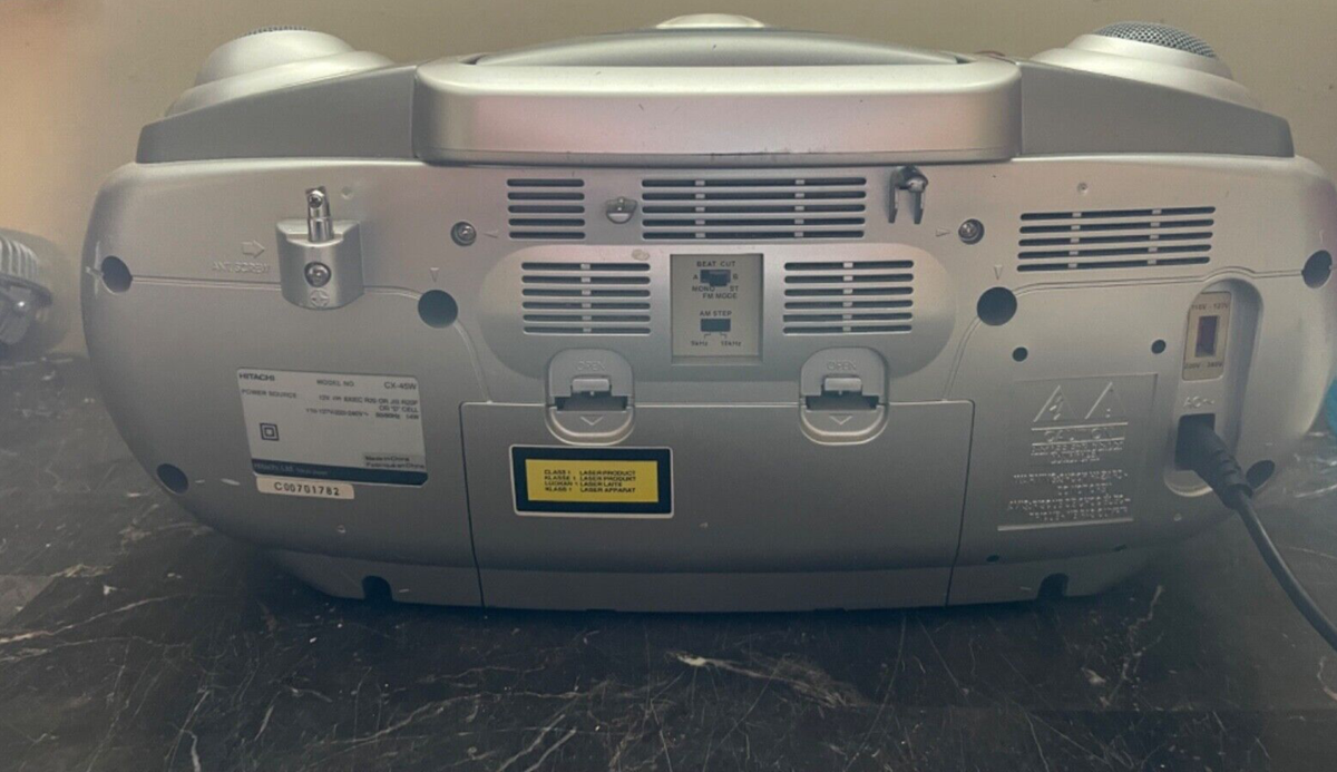 Hitachi Super Surround CD Radio Cassette Recorder CX-45W Extremely