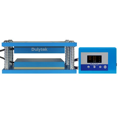 Dulytek Retrofit Caged Heat Plate Kit, 3" x 8", Paired w/ 15-30 Ton Shop Presses