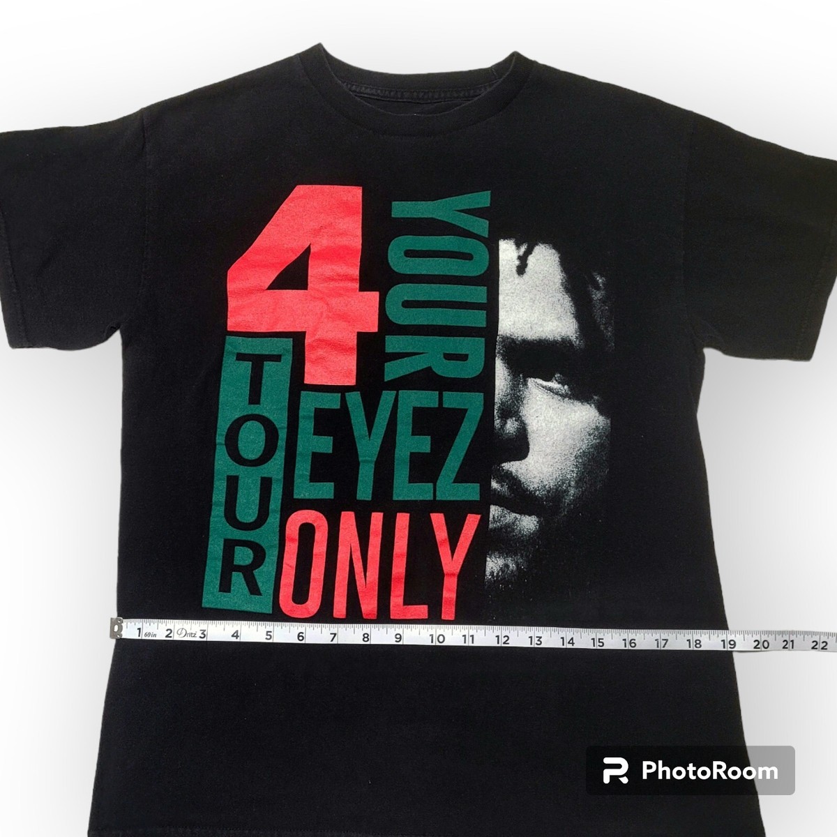 J Cole Sz Medium Black T-Shirt 4 Your Eyez Only World Tour Tee