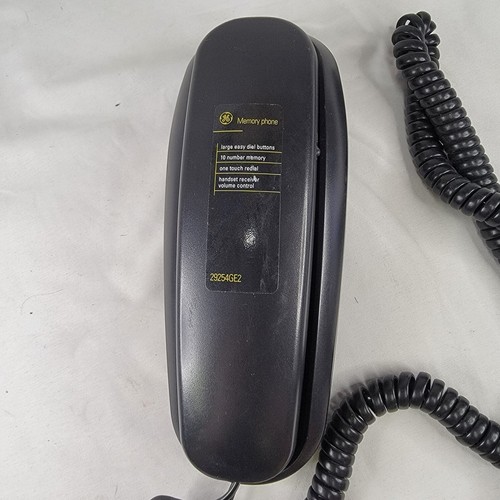 GE Corded Phone Model 29254GE2-A Black Used NOT TESTED - Picture 3 of 5