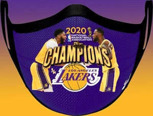 Mask Lakers Championship 2020 Lebron Ad Kobe 8 24 Sublimation Mesh Veneer Ebay