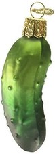 Old World Christmas Sweet Pickle Glass Blown Ornament
