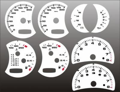 White Face Gauges for 2002-2005 Porsche 996 Carrera