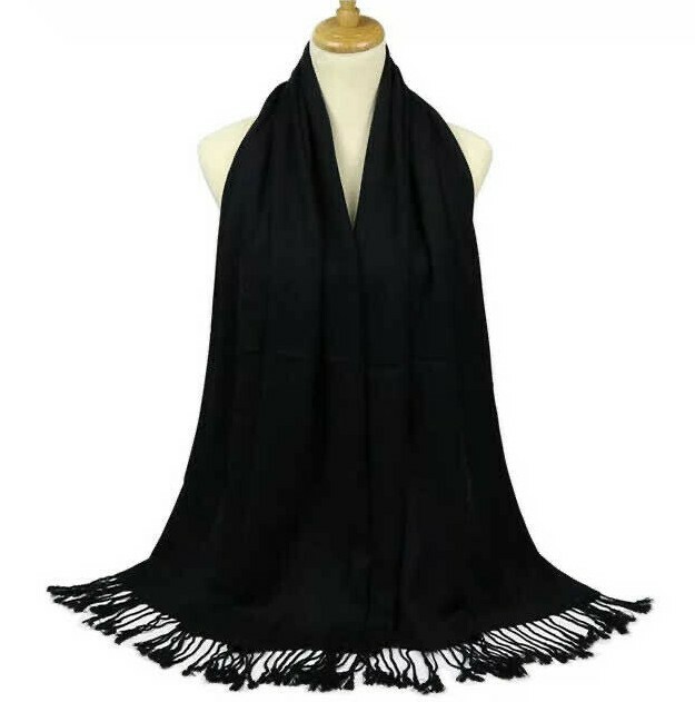 Bufanda Pashmina 100% Viscosa Envoltura Lisa Chal Estola Bufanda Muchos Colores ¡LA CALIDAD IMPORTA!