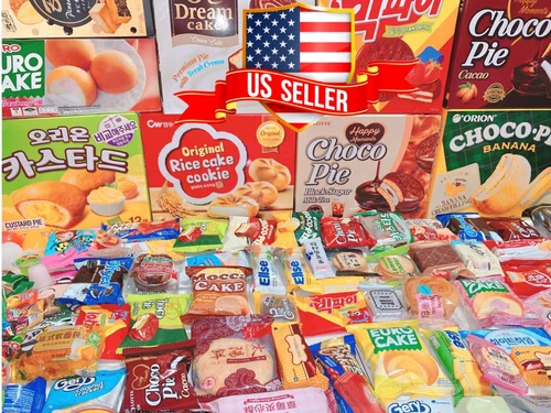 50 Piece Fun Asian Treats Variety Asian Snack Box Japanese Korean Chinese