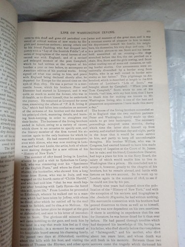 1893, Works of Washington Irving Vol. 1 Alhambra Granada Conquest Spain etc. HC - Picture 9 of 12