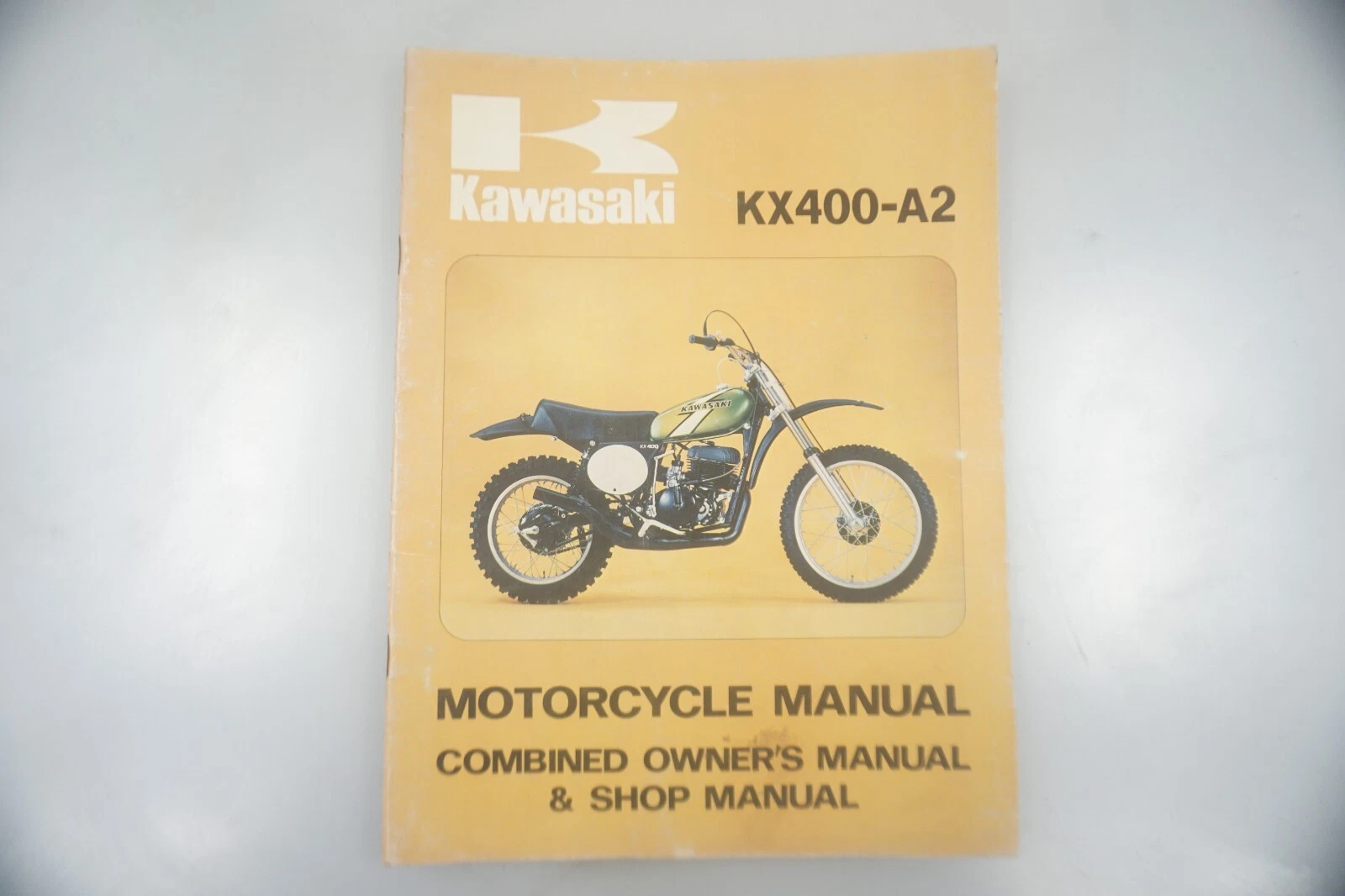 1976 Kawasaki KX 400 OEM Motorcycle Shop Manual 99997-881-01
