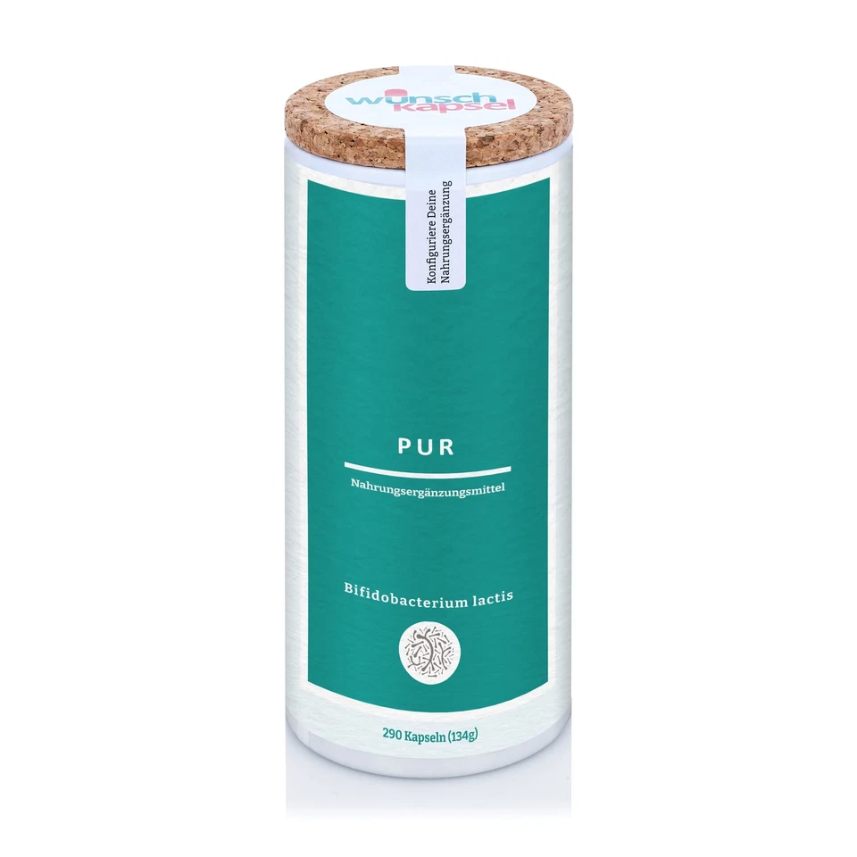 WUNSCHKAPSEL Bifidobacterium lactis Pur, 3 Milliarden (3 x 10^9) KbE, 290 Kapseln