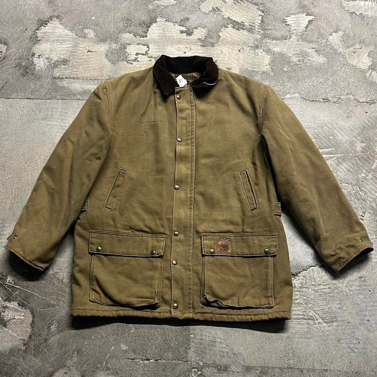 Vintage 80s carhartt canvas flannel lined chore coat | eBay Vintage 80s carhartt canvas flannel lined chore coat | eBay