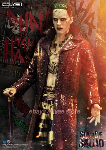 Statua Joker P1S MMSS - 03EX Suicide Squad con doppia scultura testa - Foto 1 di 6