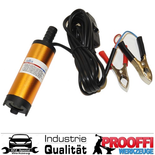 Altamejor 12V Ölpumpe 38mm Mit Filter - Für Diesel, Heizöl Und Wasser