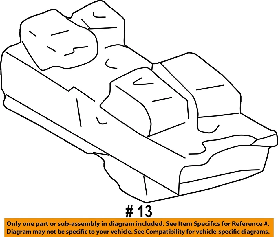 Interruptor de ventana interior de puerta delantera 98-06 SIENNA TOYOTA OEM 8482008010 Foto 2 de 2