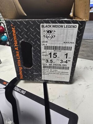 Hammer 15lbs. Black Widow Legend Bowling Ball for sale Hammer 15lbs. Black Widow Legend Bowling Ball for sale