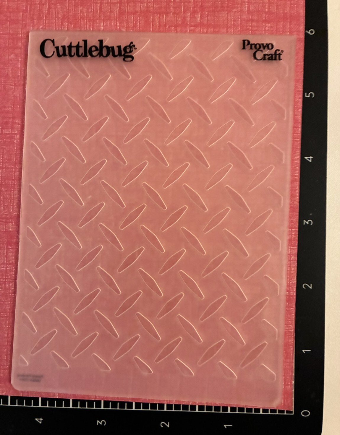 Cuttlebug Provo Craft Embossing Folders DIAMOND PLATE, TINY BUBBLES or VICTORIA