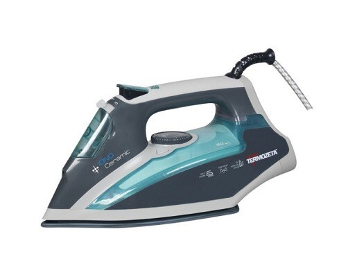 FERRO DA STIRO A VAPORE TERMOZETA 73466N IONO CERAMIC NEW 2400 W anticalcare