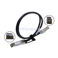 External SAS Cable QSFP SFF-8436 to SFF-8644 Hybrid HD Mini SAS Cable 1 M