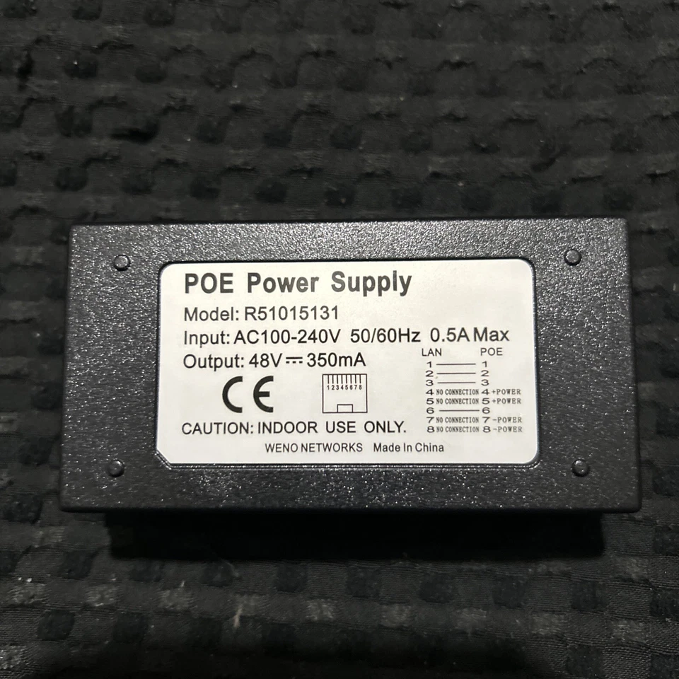 NEW Power Supply for Mitel 5200/5300/8600 Series IP Phones POE 51015131 NEW!!!! - Image 2 of 4