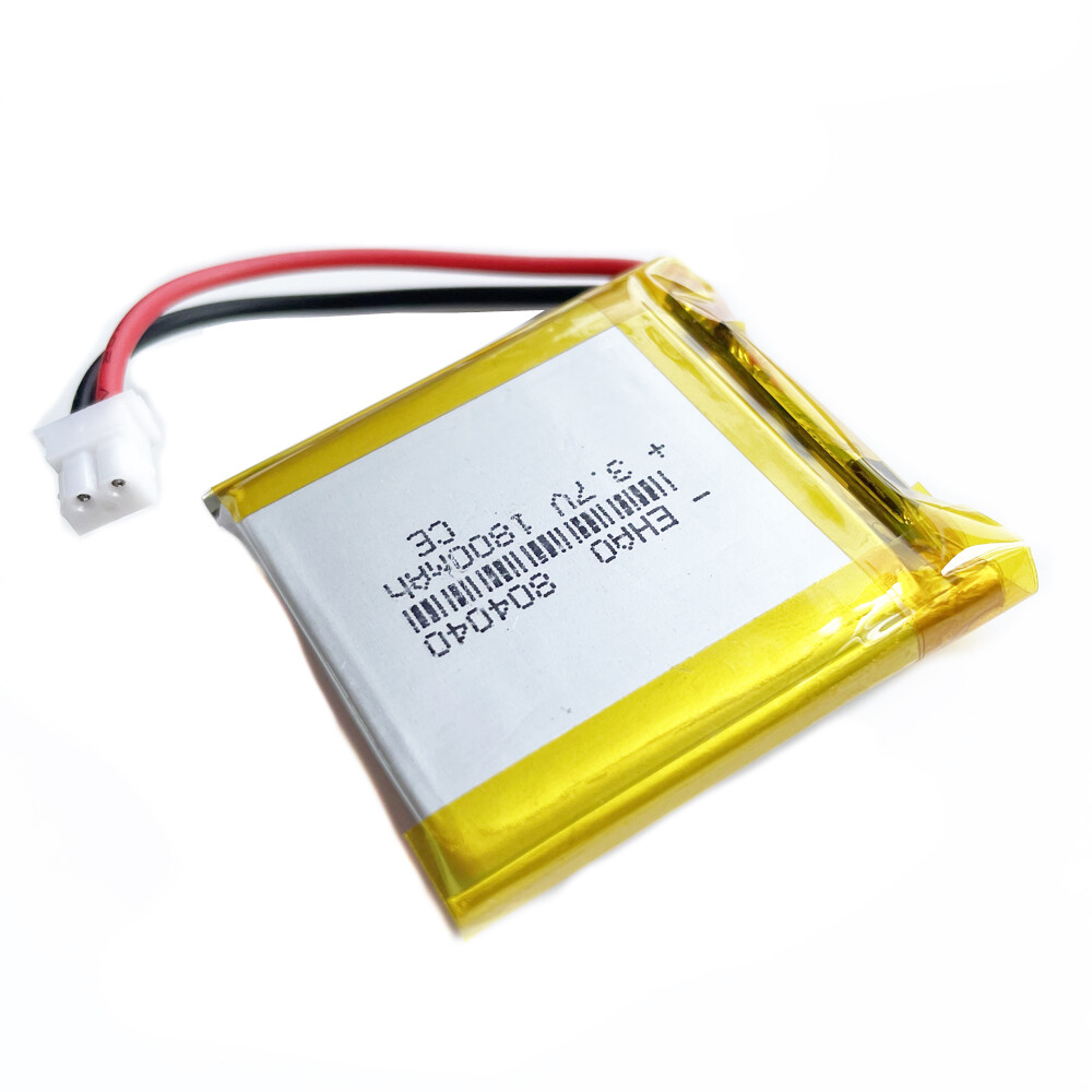 3.7V 1800mAh Lipo Rechargeable Battery 804040 MX5264 2pin 2.5mm