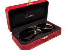 Cartier CT0237S Sunglasses 18K Gold