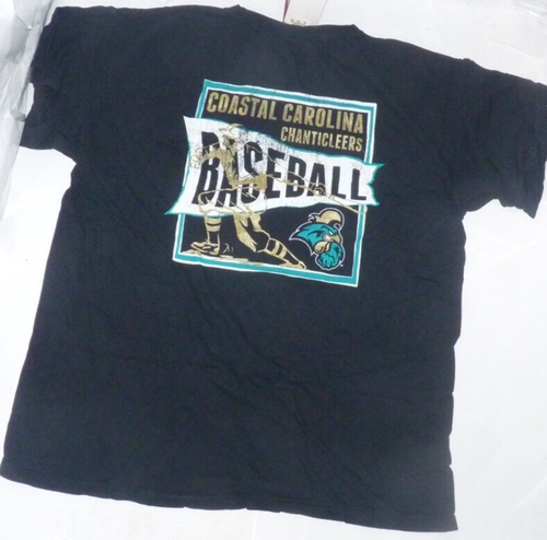 NEW NCAA Coastal Carolina Chanticleers Baseball T Shirt Men XL X-Large NWT