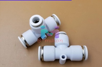 Z 1PCS NEW STNC White T-type reducing tee YPEW6-4(6-4-6) *cc