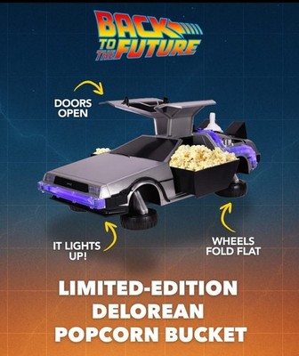 NEW AMC Back To The Future Popcorn Bucket 40th Anniversary 2025